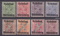 WURTTEMBERG 258 270, 8 stuks, ozg1